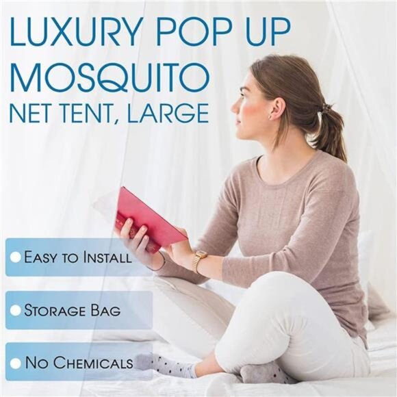 Even Naturals Luxury Mosquito Net Pop Up Tent - Picture 2 of 8